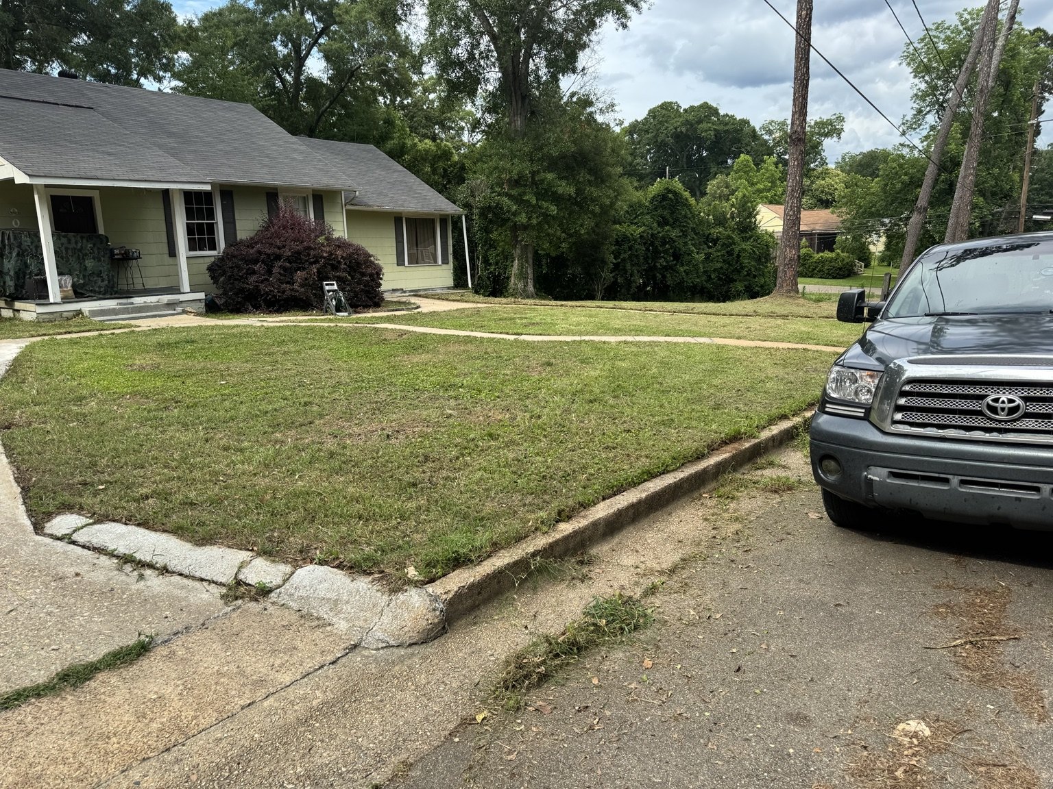 Lawn after Wess Lawn Care service