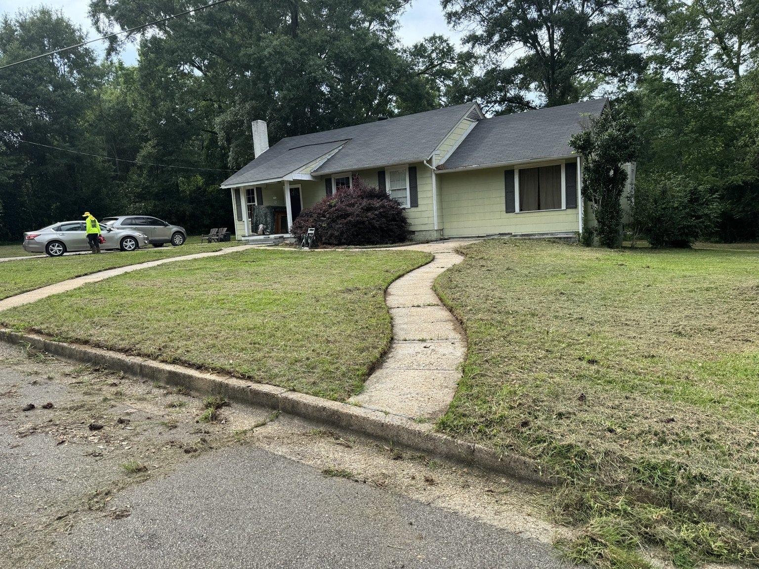 Lawn after Wess Lawn Care service