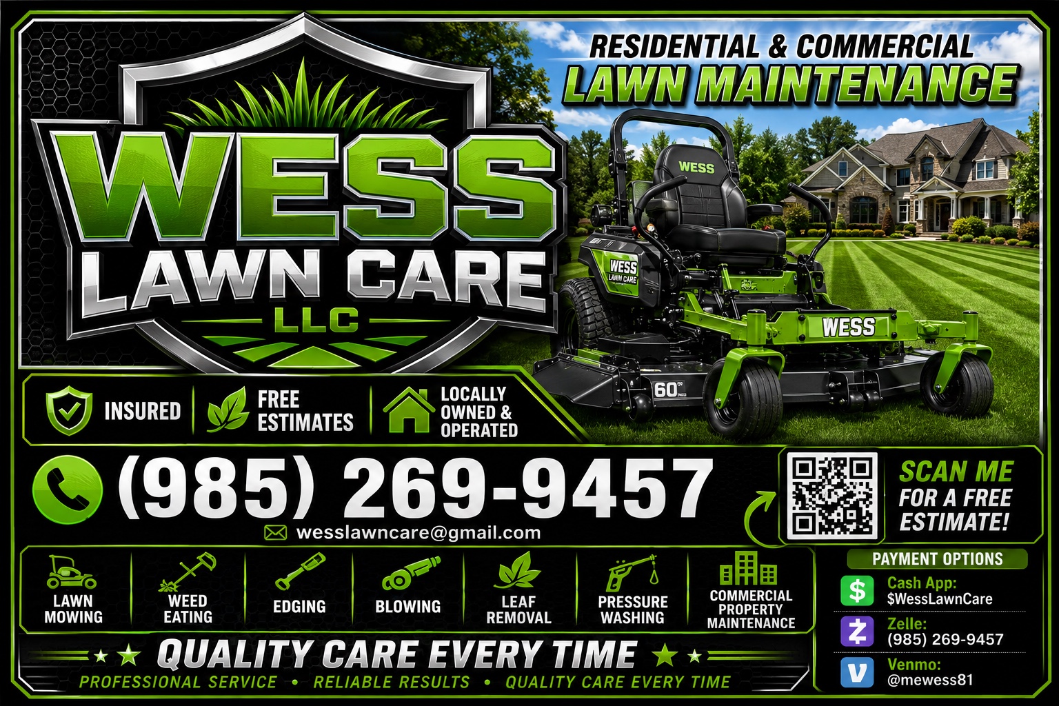 Wess Lawn Care LLC logo